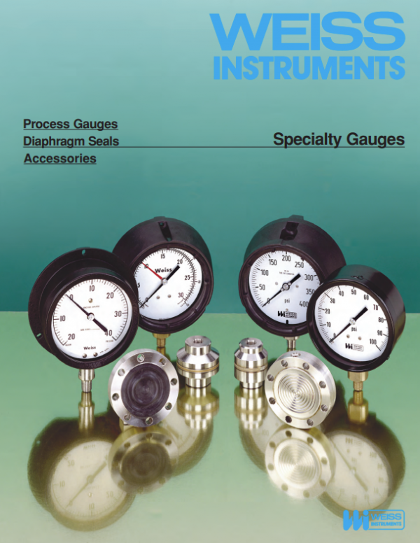 Weiss Specialty Pressure Gauges Steam Specialty
